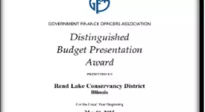 Recognizing Excellence: Rend Lake Conservancy District Honored with Top Budget Presentation Award