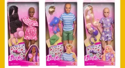 Mattel Unveils New 'Brave' Barbie and Ken Dolls to Support Children with Hair Loss