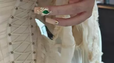 Cardi B's Super Bowl Manicure: A Regal Touch