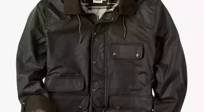 Score the Flint and Tinder Flannel-Lined Waxed Canvas Hudson Jacket for 40% Off