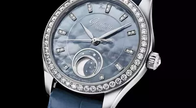 Introducing the Glashütte Original Serenade Luna 'Skyline Blue' with a Celestial Dial