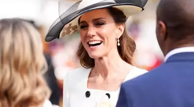 Kate Middleton's Enchanting Garden Party Attire at Buckingham Palace