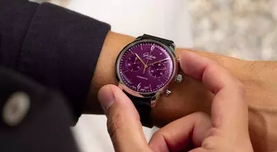 Glashütte Original Sixties Chronograph Annual Edition: A Purple-Dialed Masterpiece