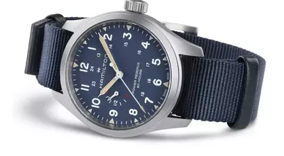Hamilton Khaki Field Power Reserve 40mm Debuts New Green and Blue Dials