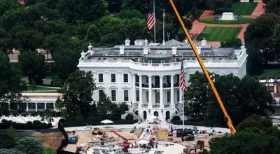 White House Helipad Project Faces Setback and Redesign