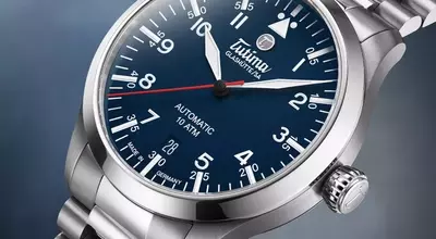 Tutima Unveils the Compact Flieger T5 Titanium Pilot's Watch