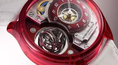 Henri Grandjean & Cie Unveils Magician Atrivm Green and Red Sapphire Timepieces