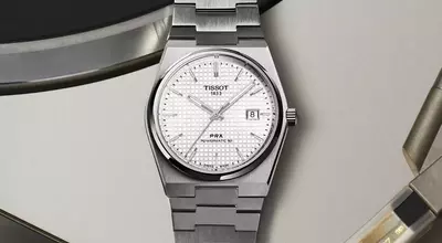 Tissot PRX 40mm Powermatic 80: New Mother-of-Pearl Dial Unveiled