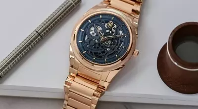 Parmigiani Fleurier Unveils Limited Edition Tonda PF Skeleton Rose Gold Milano Blue