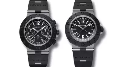 Bulgari Introduces New Titanium Chronograph and GMT Watches