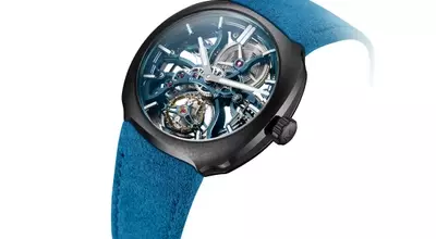 H. Moser & Cie. Unveils Streamliner Tourbillon Skeleton Ceramic Alpine Limited Edition