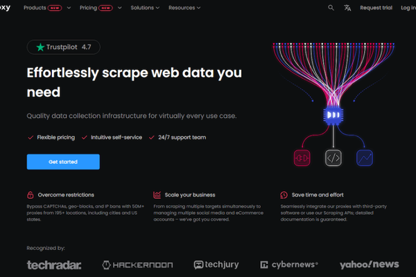 Web scraping and online privacy tools