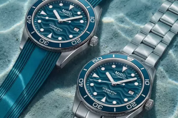 Mido Unveils Ocean Star 39 Abyss Blue Dial Dive Watch