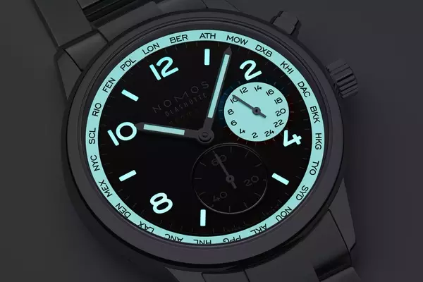 Nomos Glashütte Unveils New Club Sport Neomatik Worldtimer Dark Edition