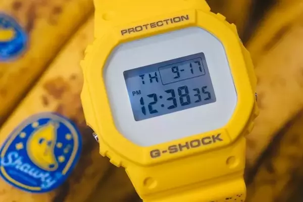 The BAIT x G-Shock 'Yamagata's Finest' DW5600: A Funky Banana-Themed Collaboration