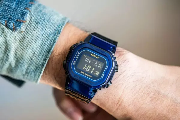 G-SHOCK Unveils the Sapphire-Encased MRG-D5000 'Blue Rose Project'