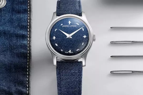 Arsène Lippens Unveils 'Artigiano Sashiko Denim' Timepiece
