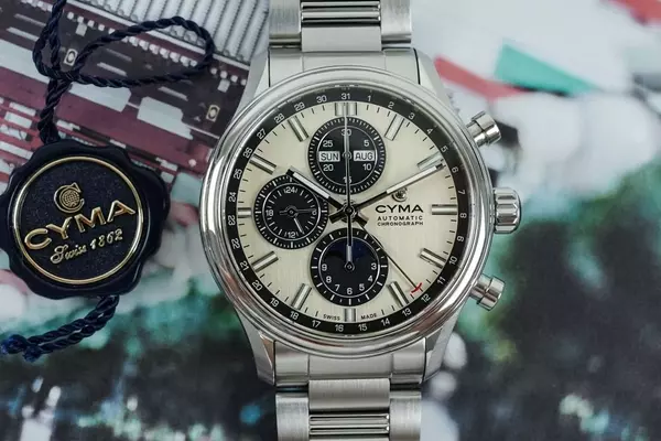 Cyma Introduces 'The Chess' Moonphase Chronograph: A Blend of Sophistication and Functionality