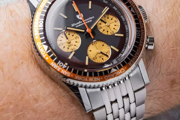 Nivada Grenchen Chronoking Black Amber: A Modern Take on Vintage Chronographs