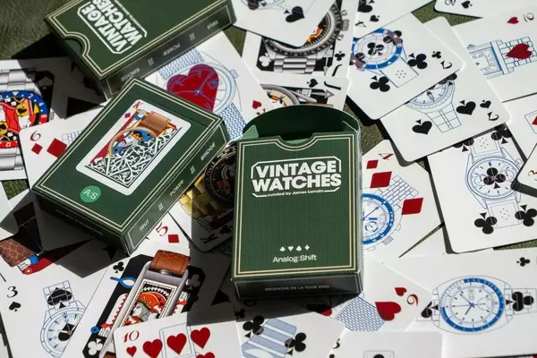 Analog:Shift and Éditions de la Tour Collaborate on New Vintage Watch-Themed Playing Cards