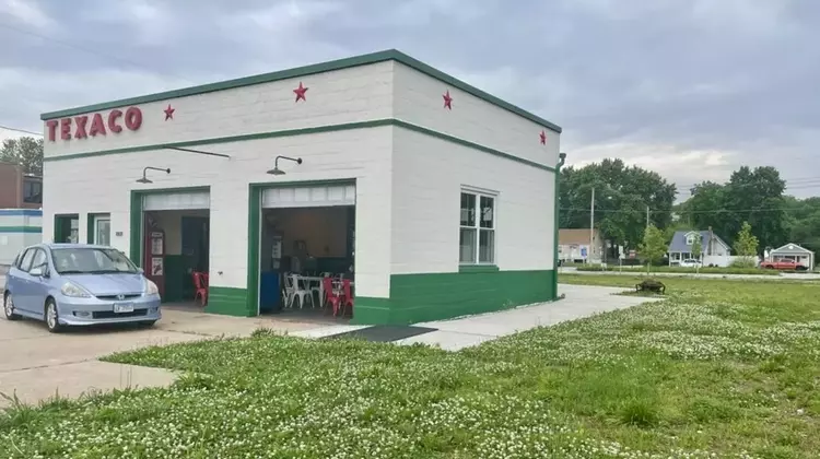 Historic Gas Station Transformed into Vibrant Community Hub