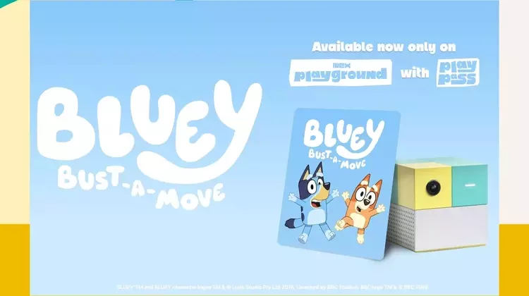 Bluey: Bust-a-Move, the new interactive video game, encourages active play