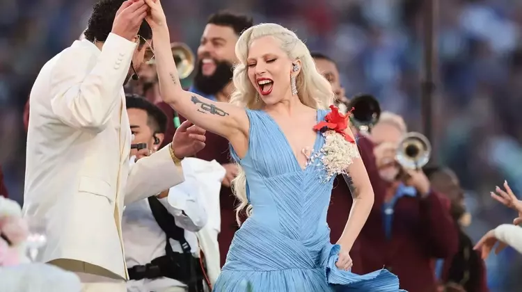 Lady Gaga's Stylish Surprise Appearance at the Super Bowl Halftime Show
