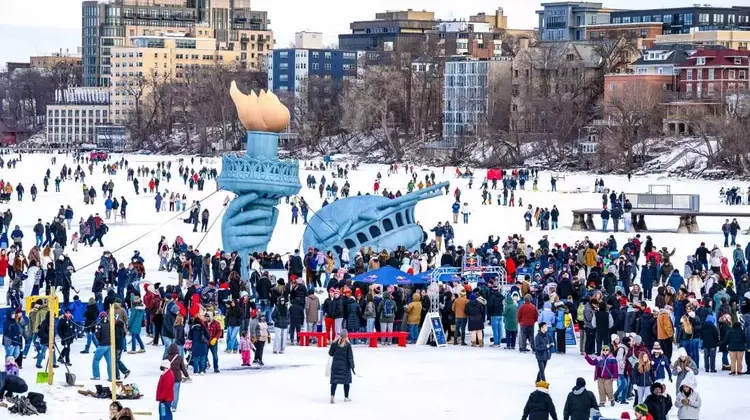 Celebrating Winter: Madison's Frozen Assets Festival Faces Climate Challenges