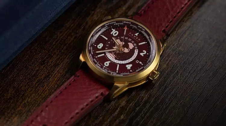 A Closer Look at the New Farer World Timer Thorne Gold