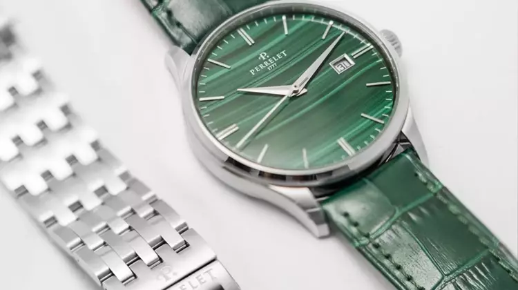 Perrelet Unveils New Weekend Malachite Watch