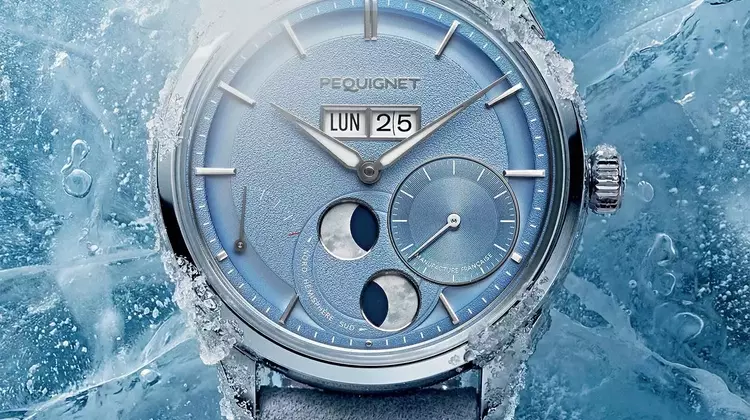 Pequignet Unveils "Icy Blue" Royale Paris Watch with Calibre Royal Movement