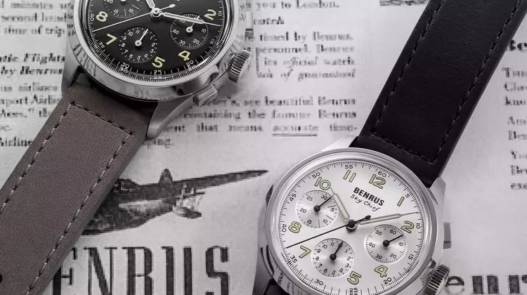 Benrus Reintroduces the Iconic Sky Chief Chronograph: A Nod to Aviation Heritage