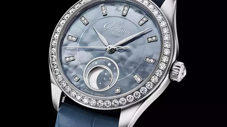 Introducing the Glashütte Original Serenade Luna 'Skyline Blue' with a Celestial Dial