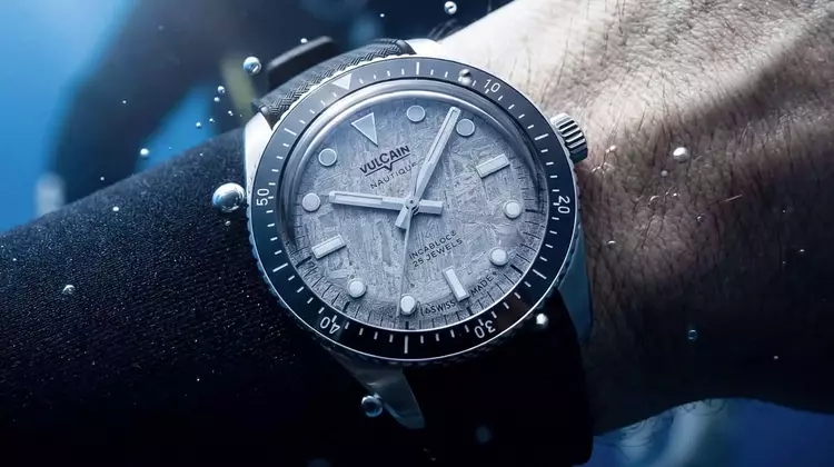 Vulcain Unveils Skindiver Nautique Meteorite: A Cosmic Dive into Horology