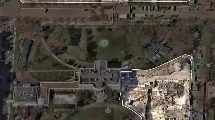 Controversial White House Fountain Renovation Under Trump Administration