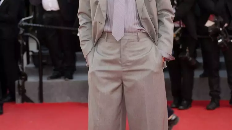 Renate Reinsve Borrows Stellan Skarsgård's Suit, Sparking a New Cannes Trend