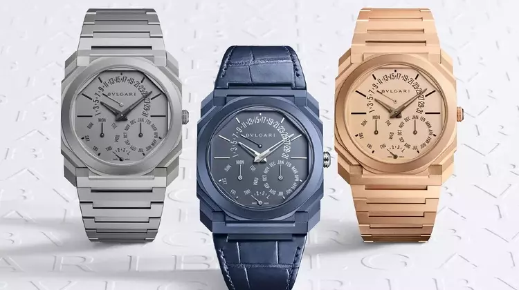 Bulgari Unveils Blue Titanium Octo Finissimo Perpetual Calendar