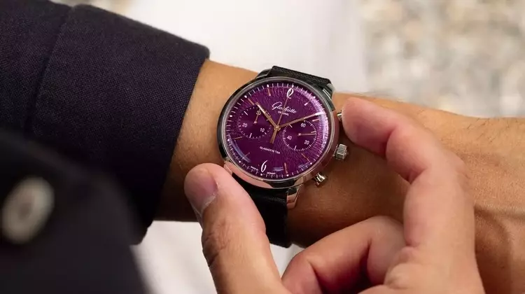 Glashütte Original Sixties Chronograph Annual Edition: A Purple-Dialed Masterpiece