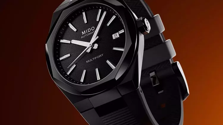 Mido's Multifort 8 One Crown Reimagined in All-Black PVD for a Sleeker Look