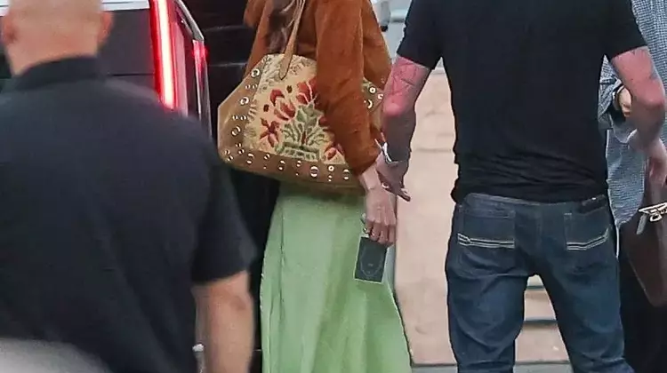 Dakota Johnson's Modern 70s Concert Style
