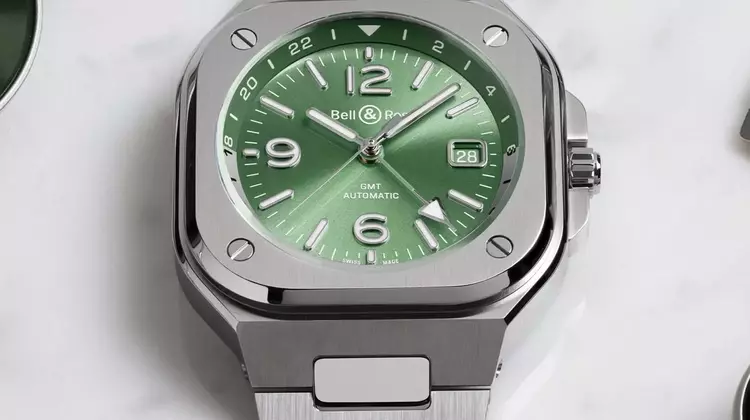 Bell & Ross Unveils New BR 05 GMT Green Steel Timepiece