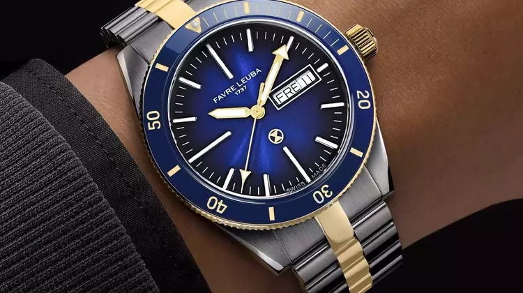 Favre Leuba Unveils Deep Raider Day Date Two-Tone Editions