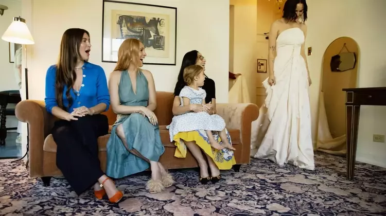 Tallulah Willis's Balenciaga Couture Wedding Dress