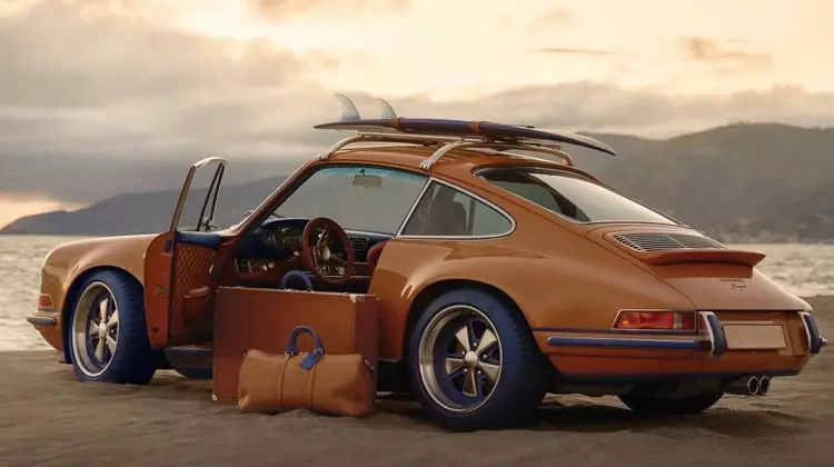 Louis Vuitton's Inaugural Automotive Collaboration with Singer Transforms Iconic Porsche 911s