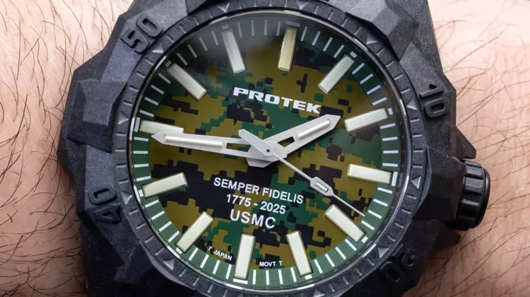 ProTek USMC 250th Anniversary 'Semper Fidelis' Carbon Dive Watch: A Comprehensive Review