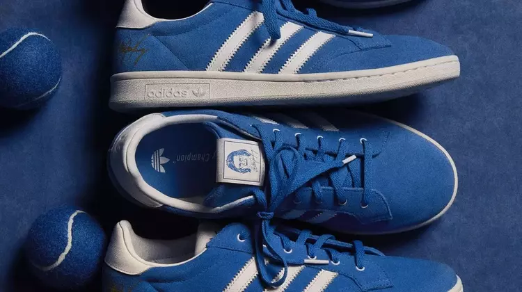 Adidas Revives Billie Jean King's Iconic Blue Suede Tennis Shoes