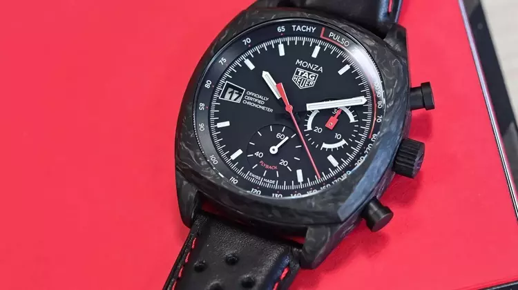 TAG Heuer Unveils New Monza Flyback Chronograph Carbon: A Homage to Racing Heritage