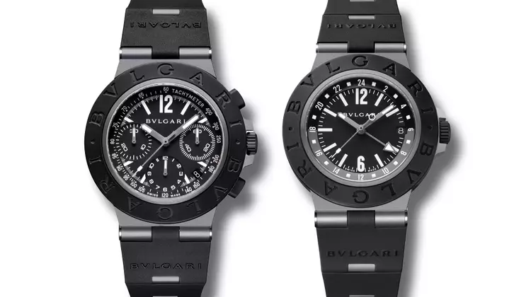 Bulgari Introduces New Titanium Chronograph and GMT Watches