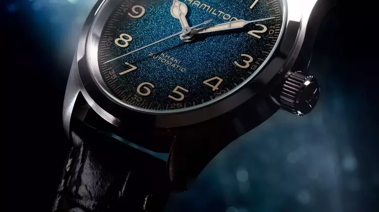 Hamilton Launches New 'Interstellar' Inspired Khaki Field Murph Watch with Striking Blue Dial