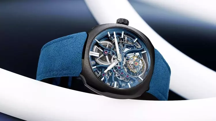 H. Moser & Cie. Unveils New Streamliner Tourbillon Skeleton Ceramic Alpine Limited Edition Watch